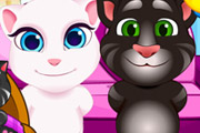 game Tom Angela Cat Makeup Baby Room