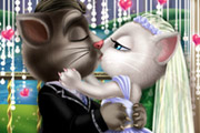 game Tom & Angela Wedding Kiss